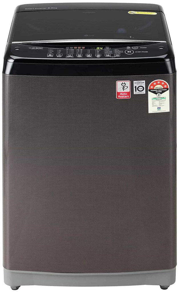 LG 8.0 Kg Inverter Fully-Automatic Top Loading Washing Machine