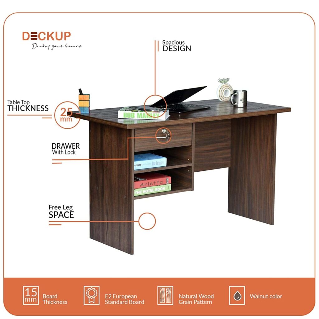 Deckup Giona Office Table and Study Desk 